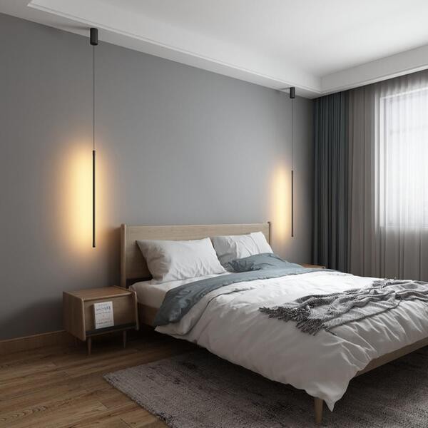 Modern Industriële LED Hanglamp Zwarte voor Eettafel Slaapkamer