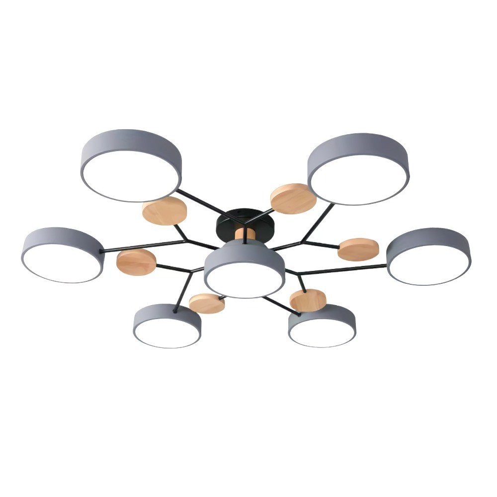Nordic vertakte schijf LED plafondlamp HL215