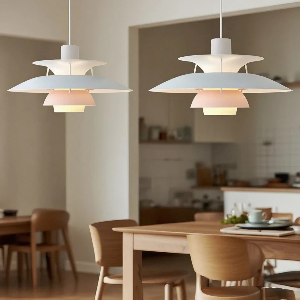 Deense Multilayer Metalen Hanglamp HL38