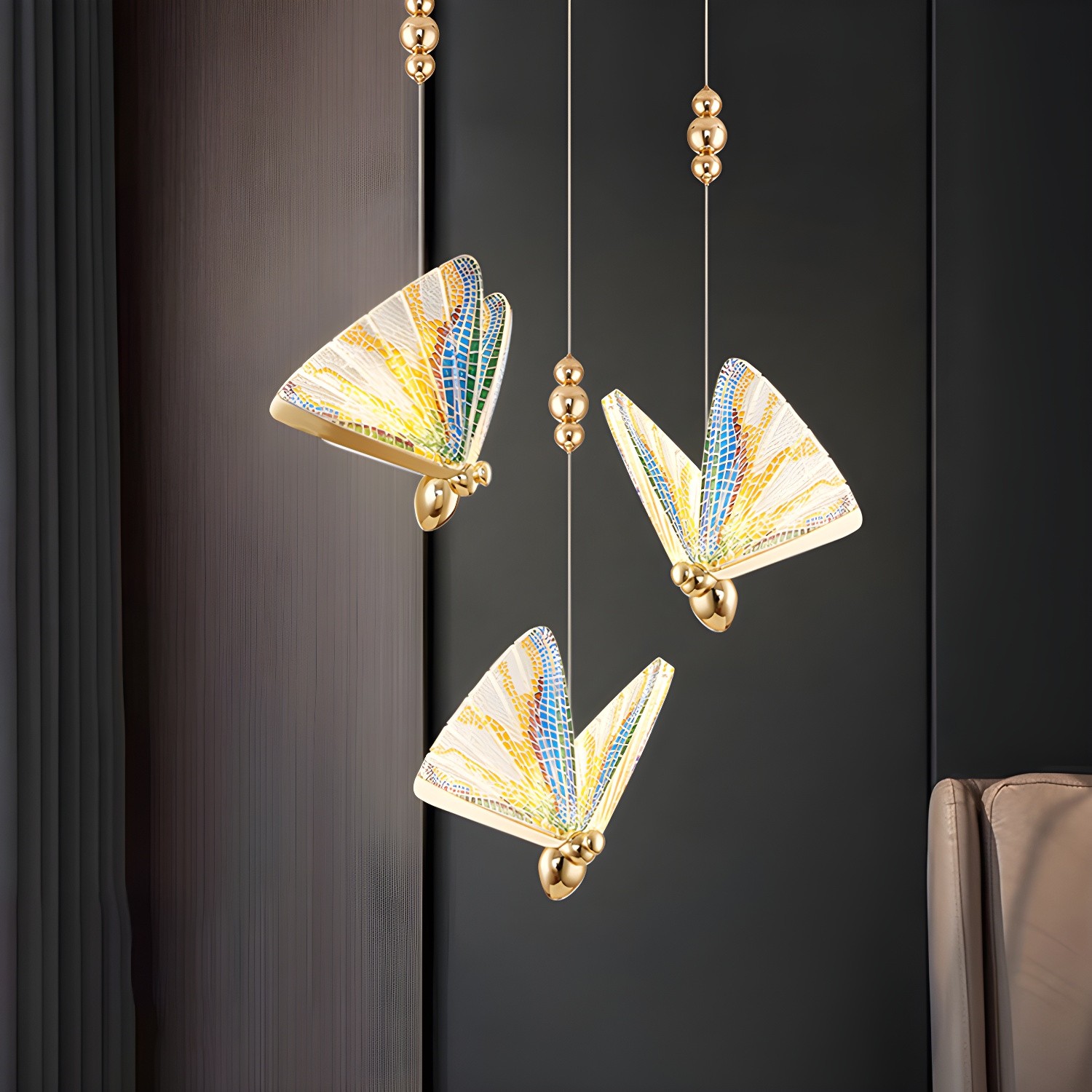 Moderne stijl vlindervormige hanglamp HL91