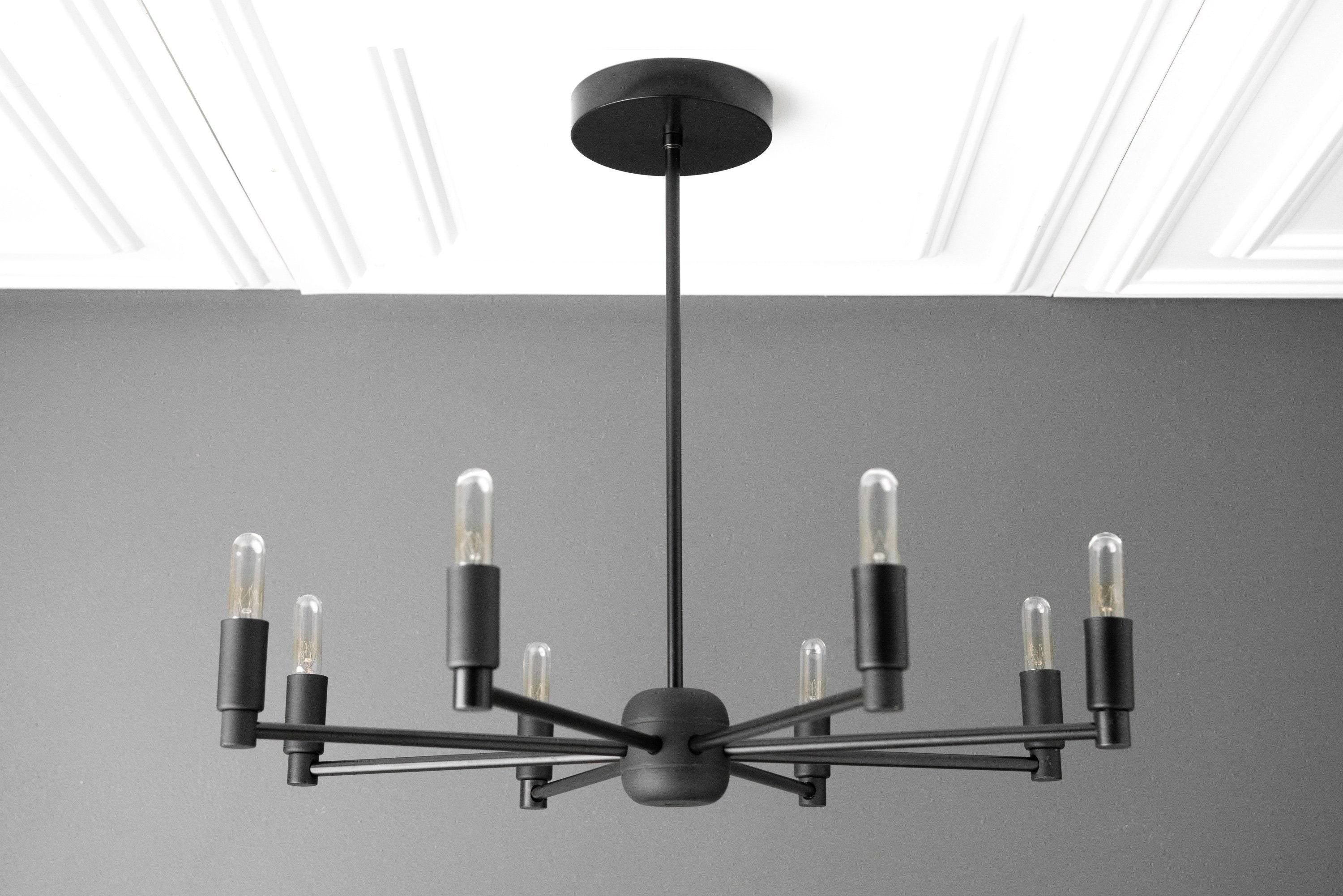 Mobilux Line moderne kroonluchter - 8-armige Mid Century hanglamp HL1700
