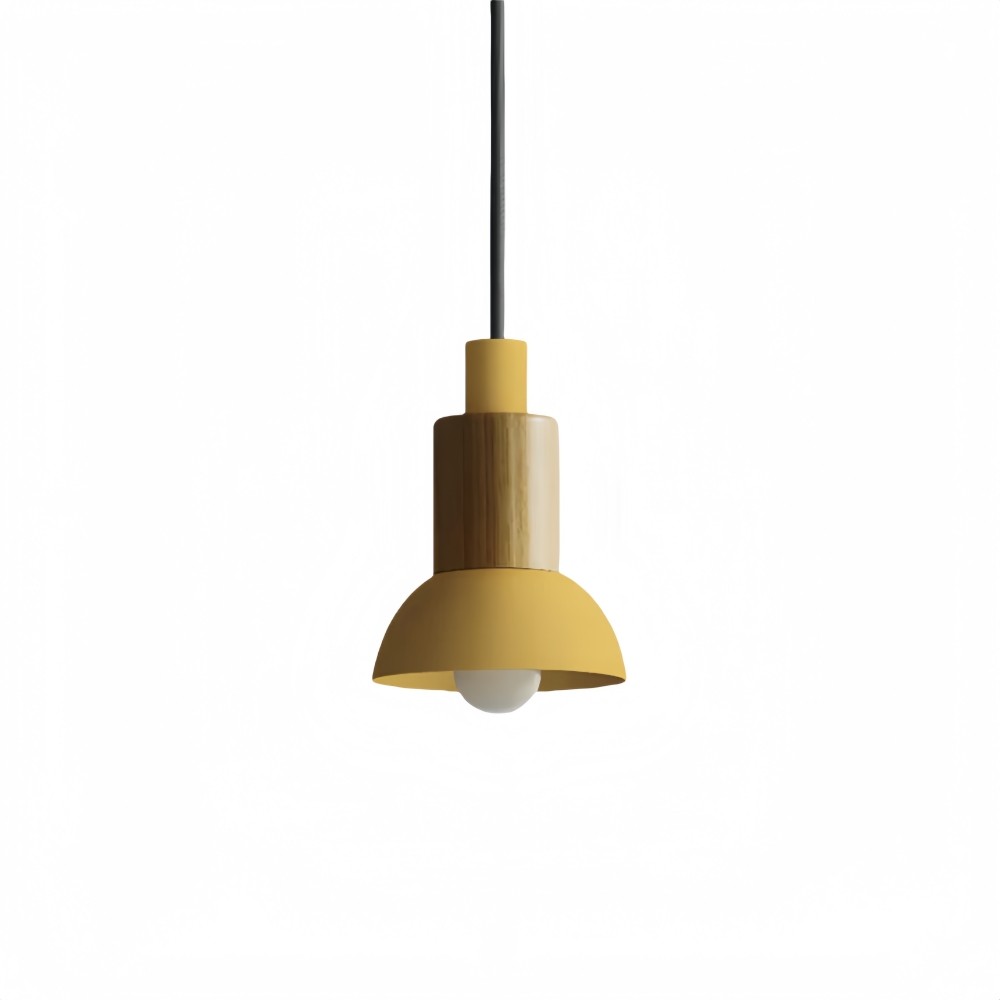 Macaron Iron Hanglamp - Geometrische Houten Lamp voor de Entree HL1065