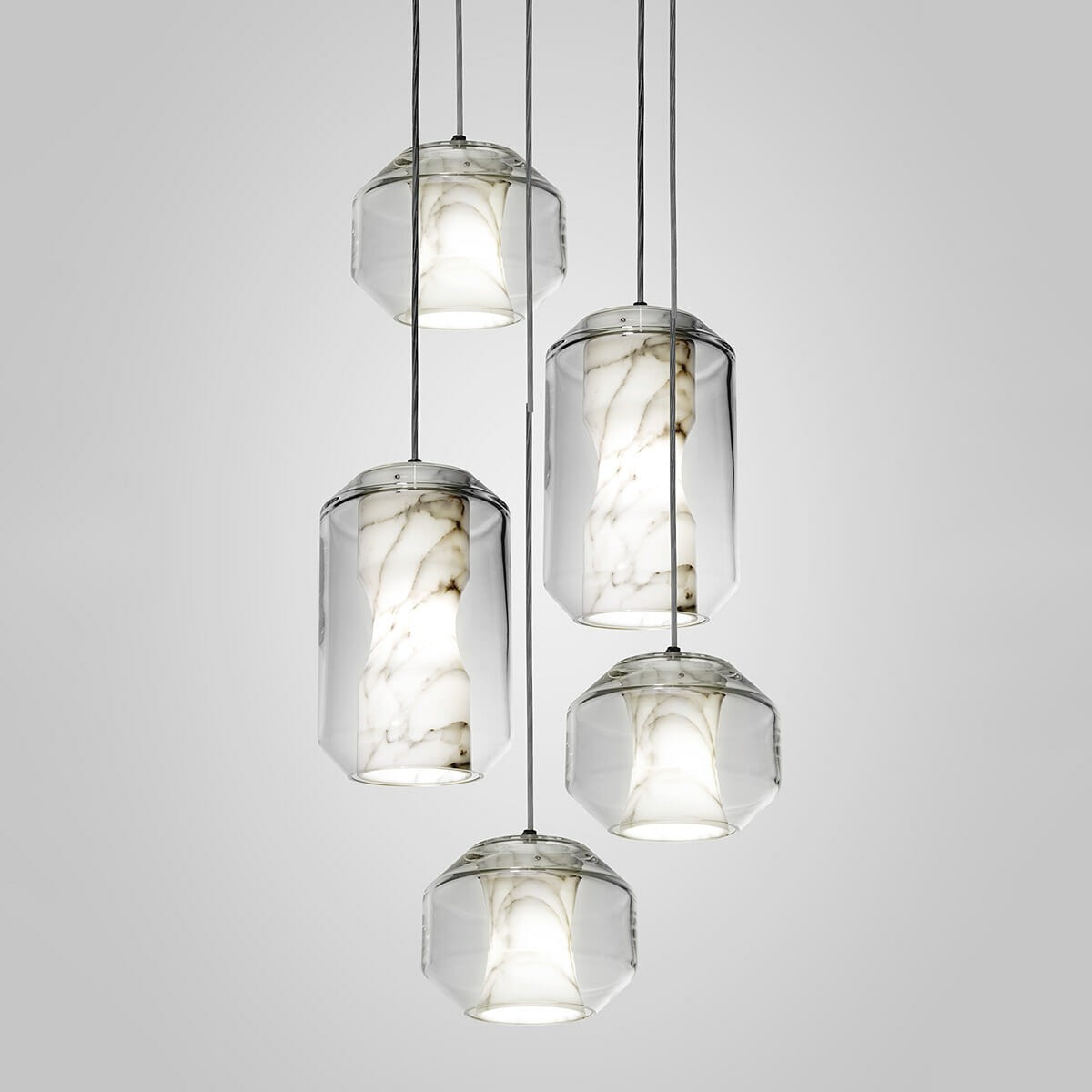 Hanglamp van albastglas HL2997