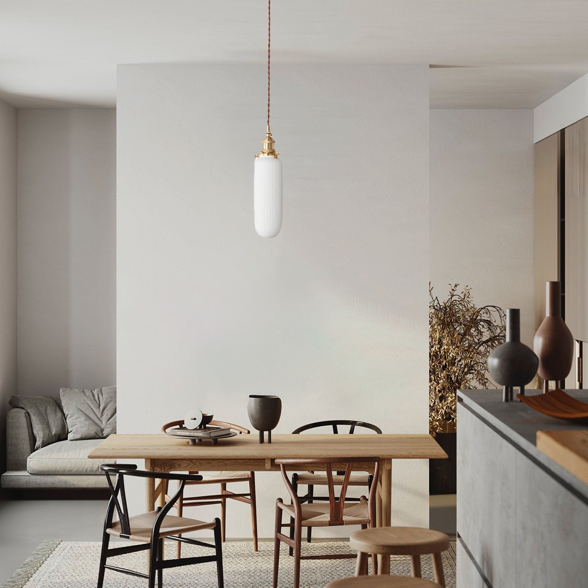 Sjöborre Art Design Keramische Hanglamp