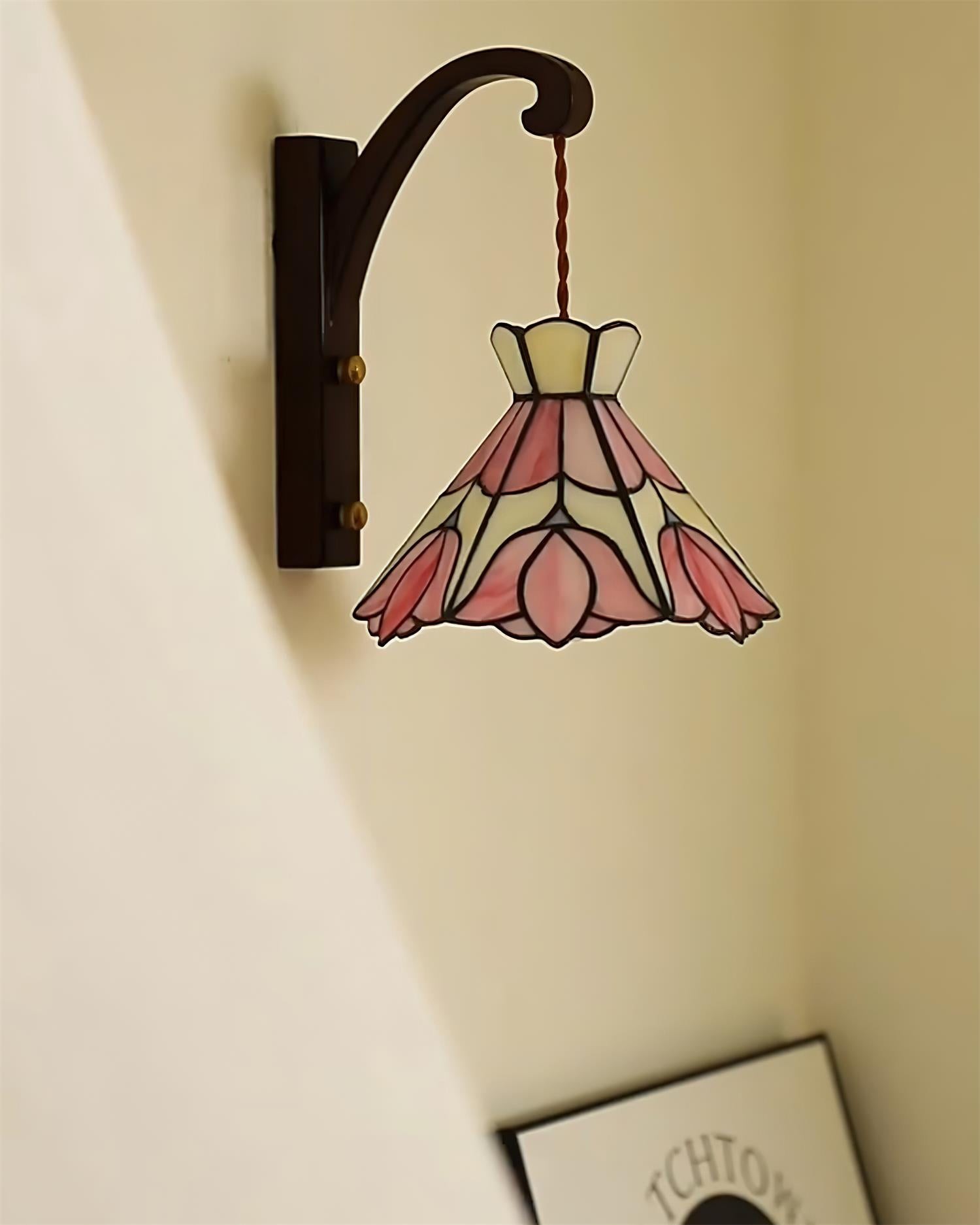 Serena Tiffany wandlamp met stekker HL2613