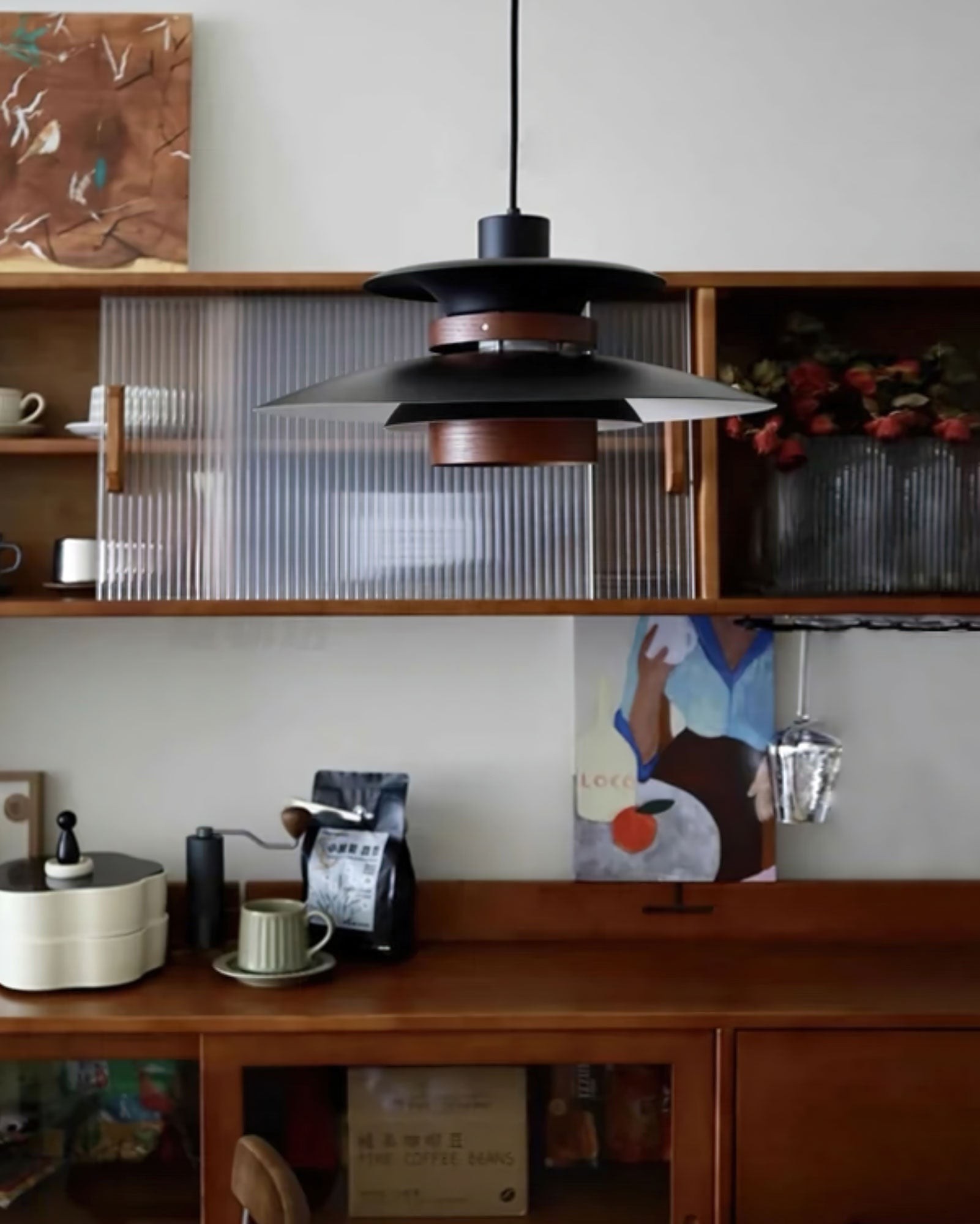 Luxe en stijlvolle gelaagde hanglamp HL691