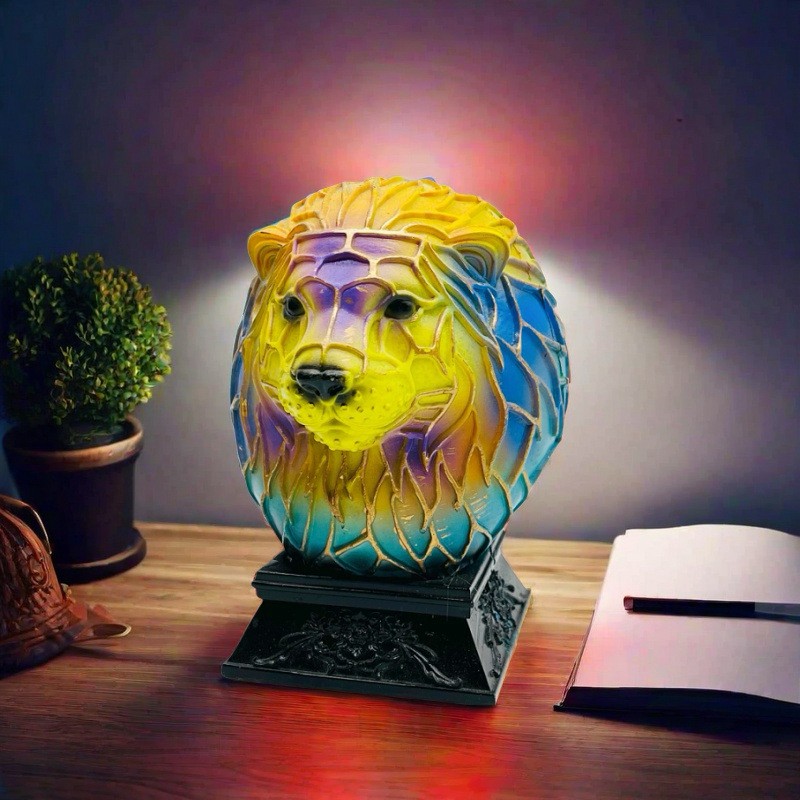 Magisch dierenbeeld Hars Tafellamp HL590