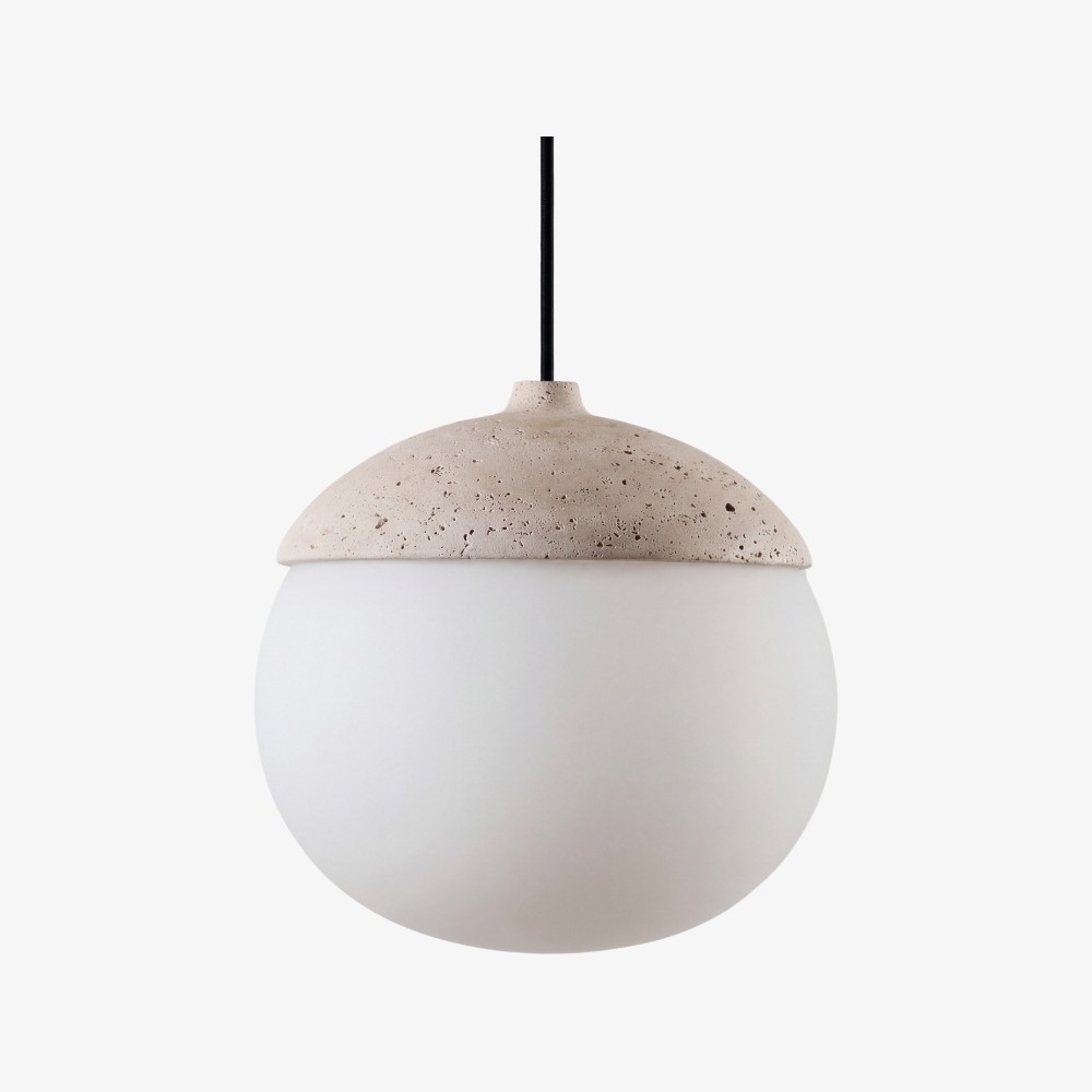 Orbaltis Moderne Orb Cluster Hanglamp - Hanglamp van natuursteen en glas voor woonkamer of keuken HL2448