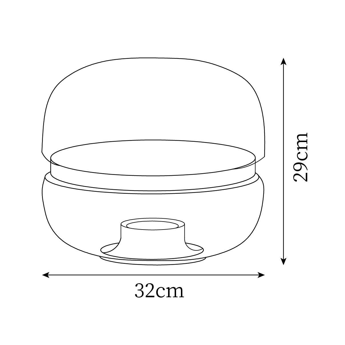 Macaron Glazen Moderne Tafellamp HL589