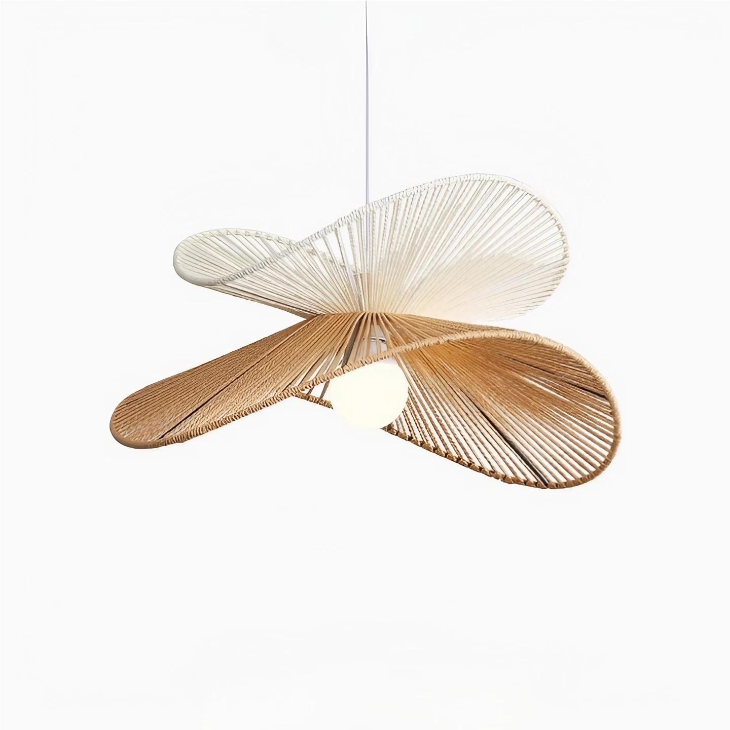 Rustieke Zen Strohoed Rotan Hanglamp HL207