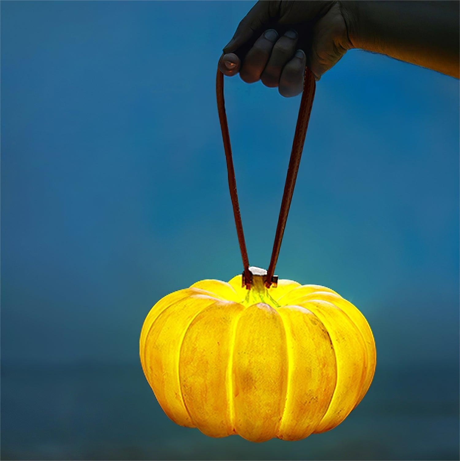Pompoen Draagbare Tafellamp Voor Halloween Decoraties Buiten HL86