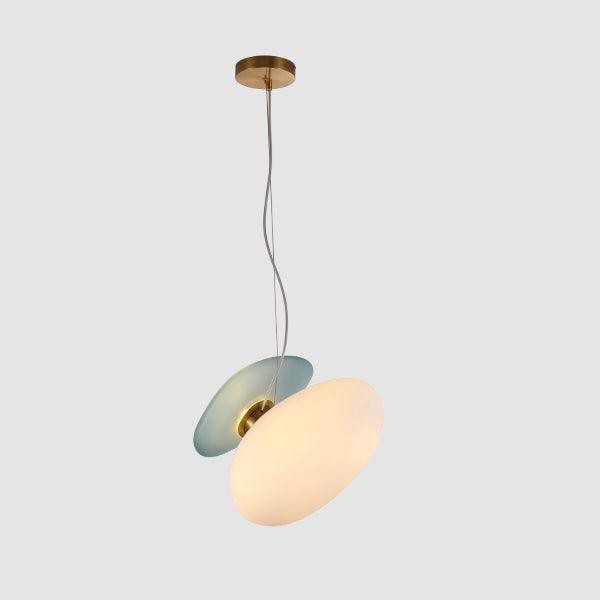 Doorschijnende hanglamp van matglas HL867