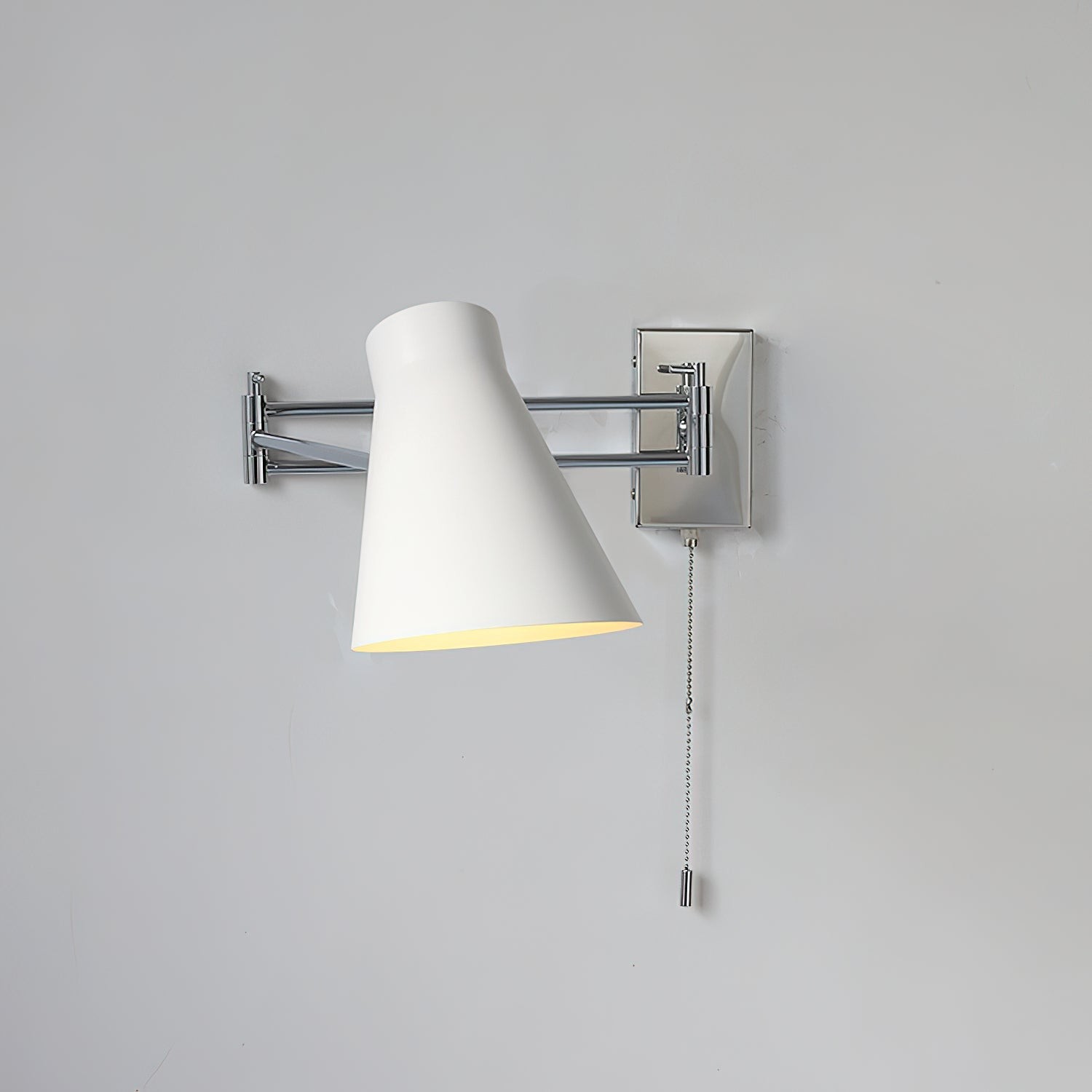 Moderne Eenvoudige Metalen Wandlamp met Zwenkarm HL1072