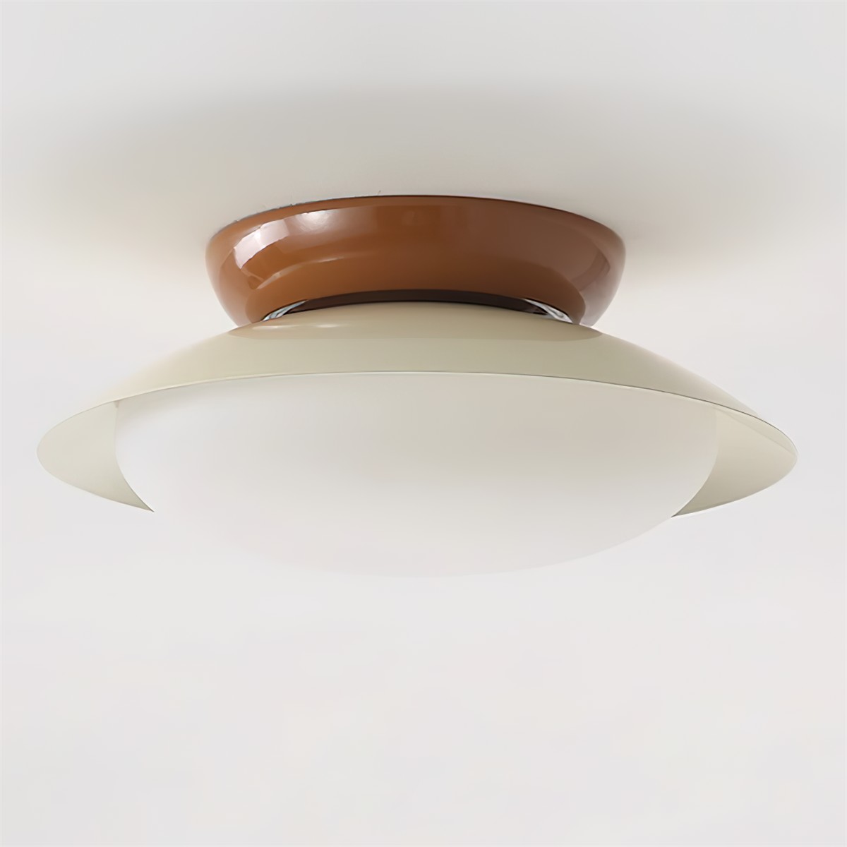 Crèmekleurige moderne plafondlamp HL632