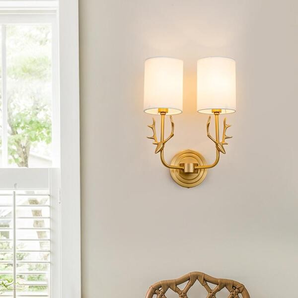 Hertenkop Wandlamp