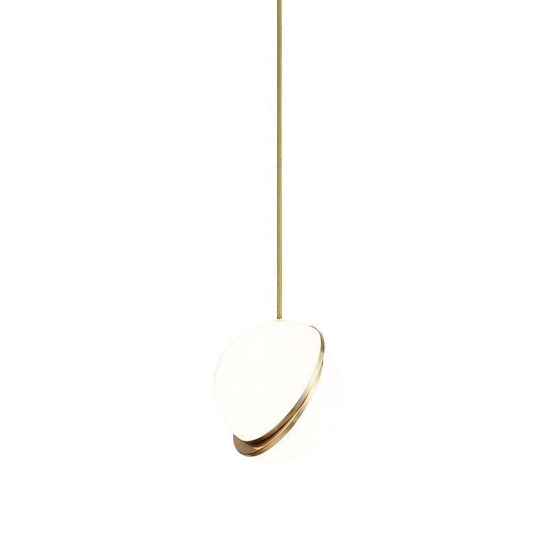 Crescent Opalen Bol Hanglamp