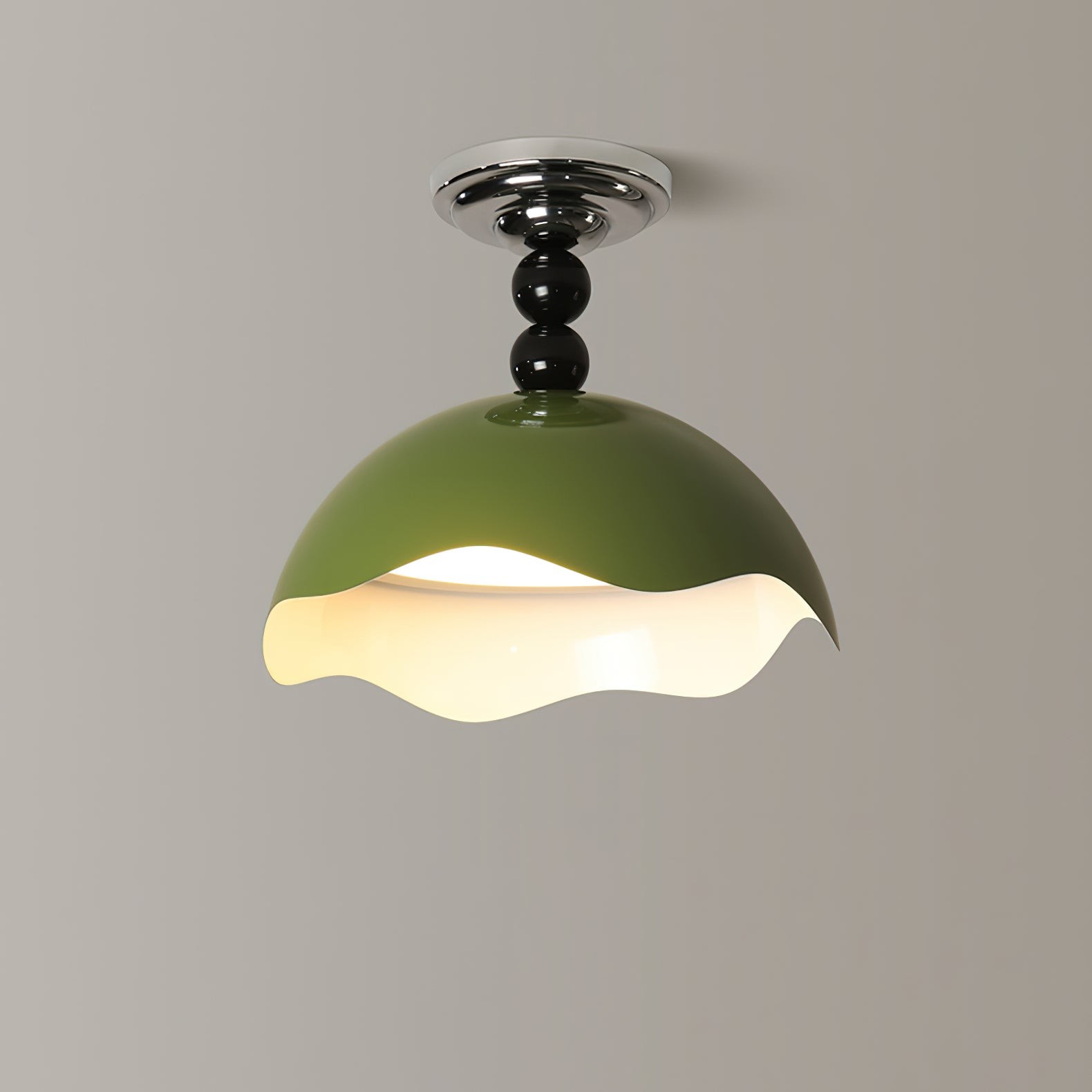 Moderne Wave Crest Metalen Plafondlamp HL830