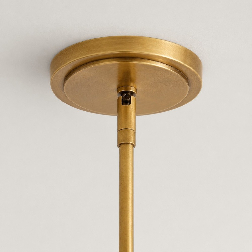 Bravira geribbelde glazen hanglamp - Elegante keukeneilandlamp HL1551