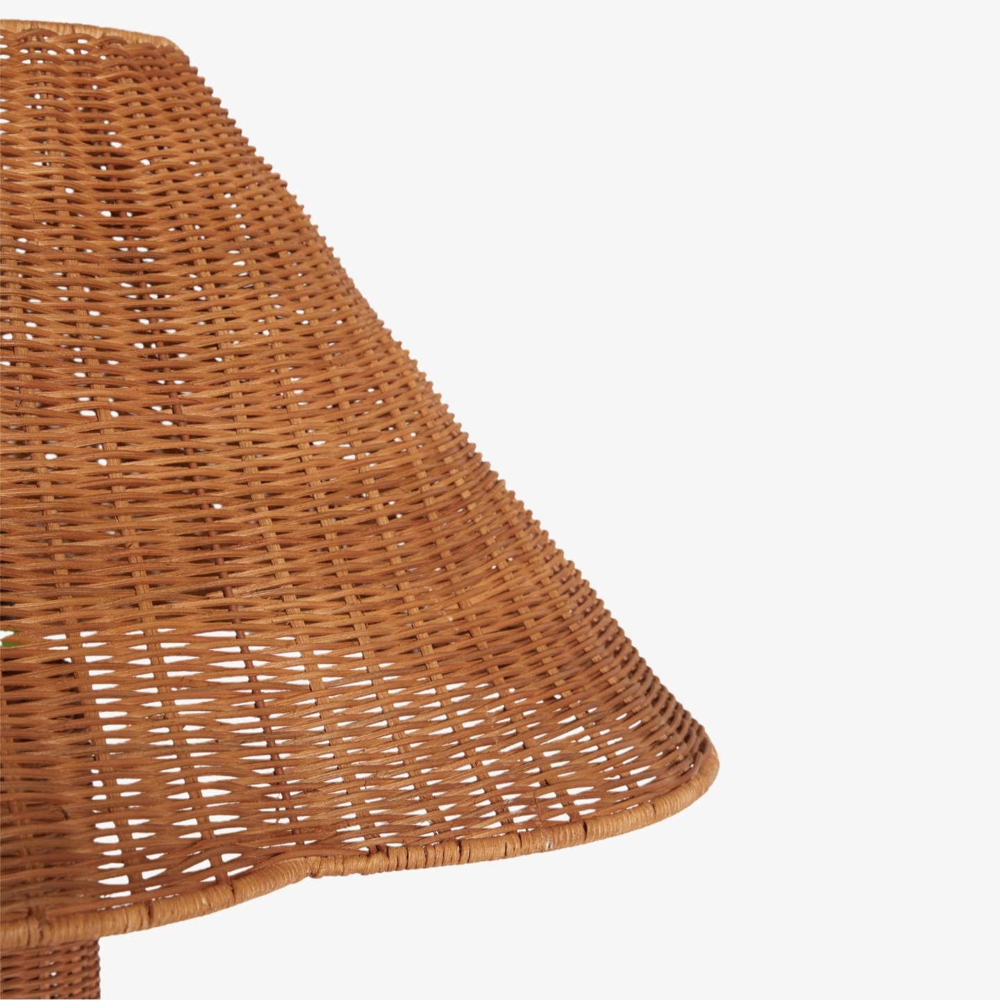Wickara geweven vloerlamp - Sculpturaal rotan ontwerp met natuurlijke rotanstijl, geschikt voor woonkamer en slaapkamer HL1858