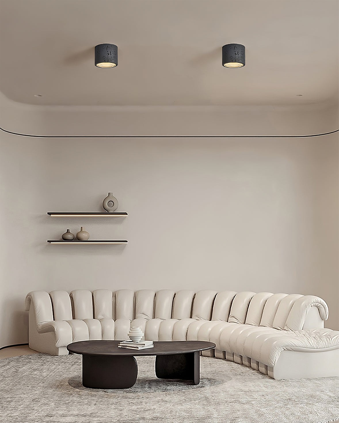 Moderne Wabi-Sabi cilindrische plafondlamp HL513