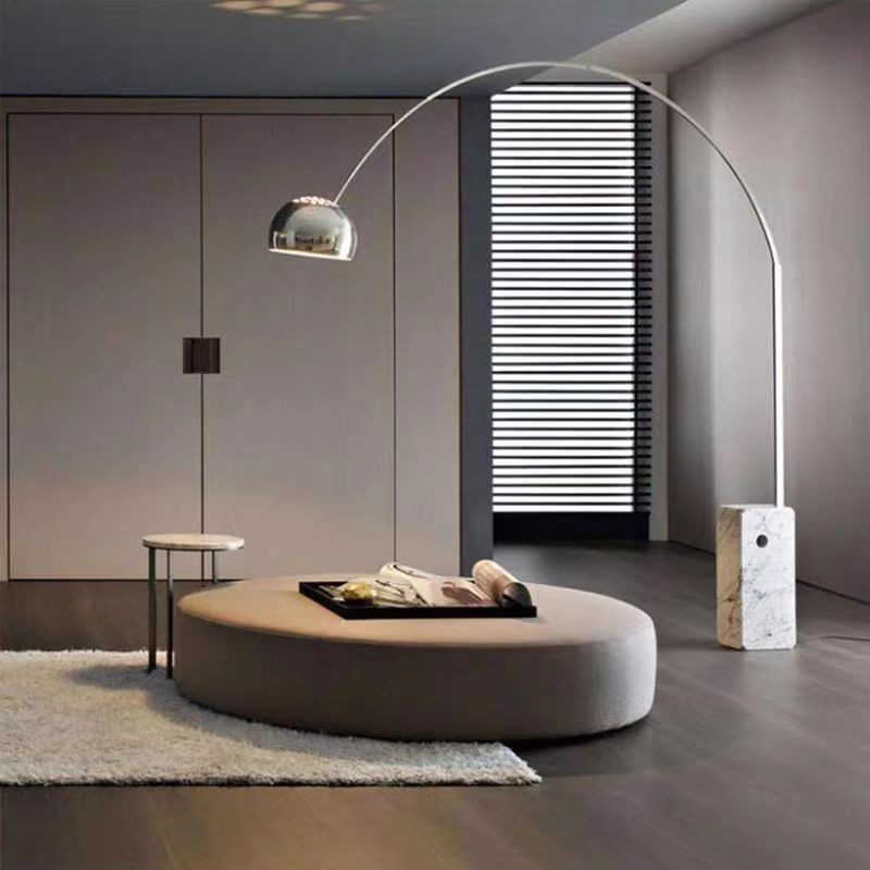 Nordic Art Deco Design Visserij Marmeren Voet Vloerlamp HL927