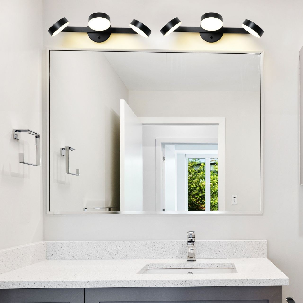 Verstelbare badkamerijdelheid wandlamp HL238