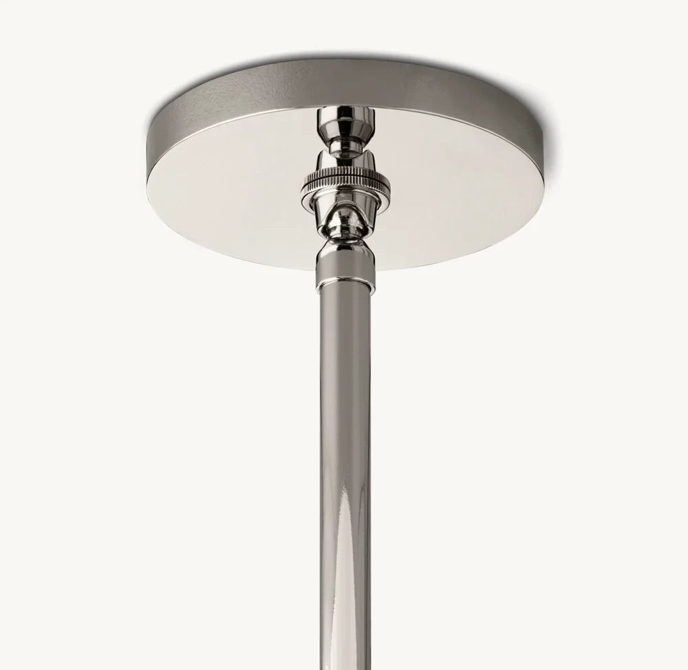 Handgesneden albasten cilinder hanglamp HL1418