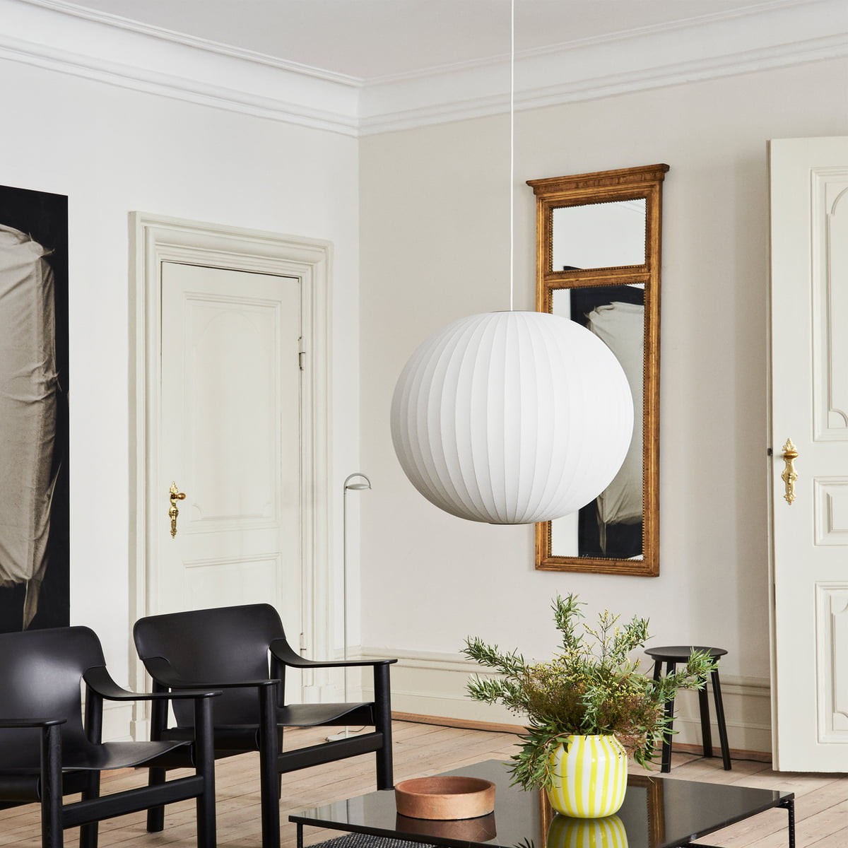 Saucer Zijde Bubble Hanglamp Woonkamer