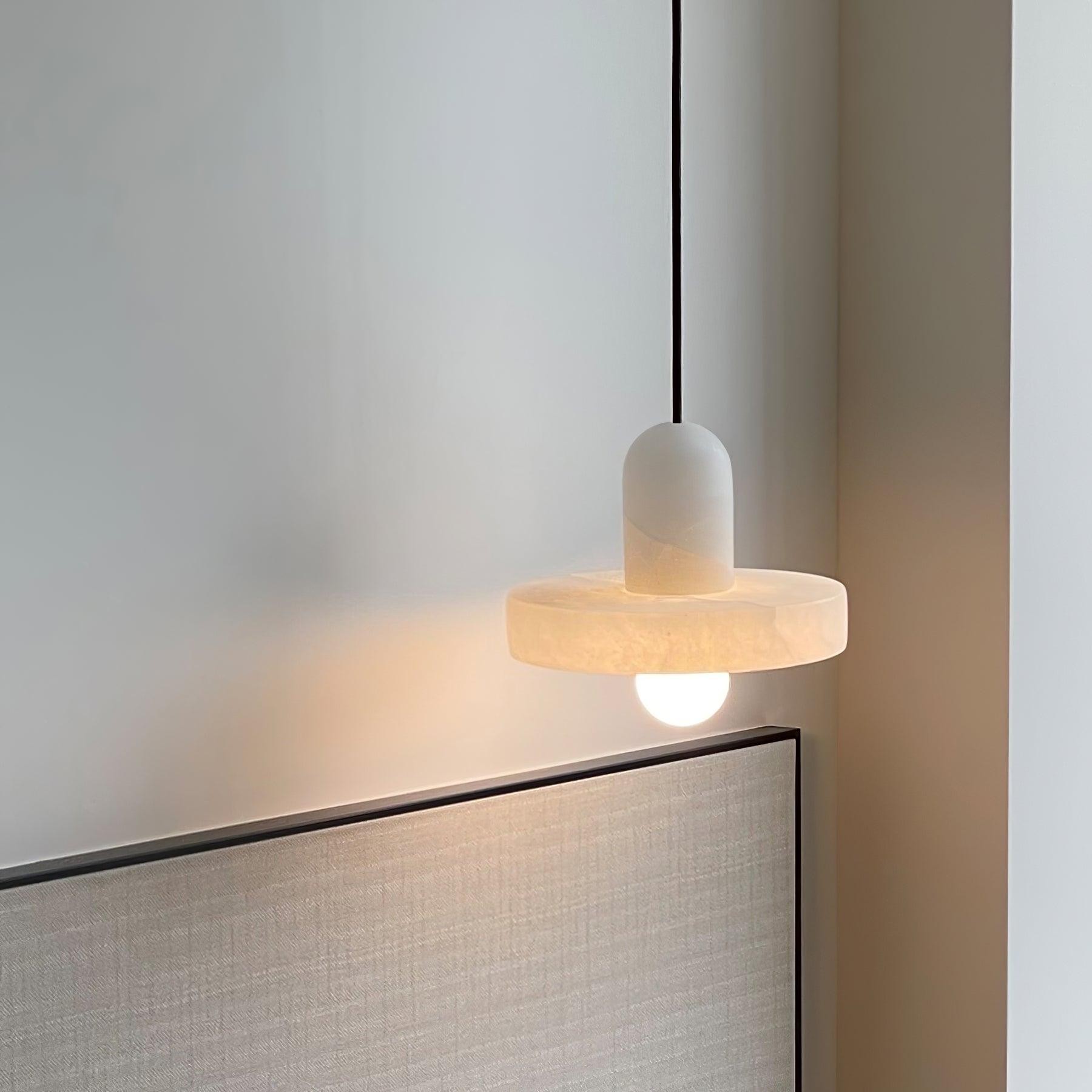 Elegante creatieve witte albasten hanglamp HL993