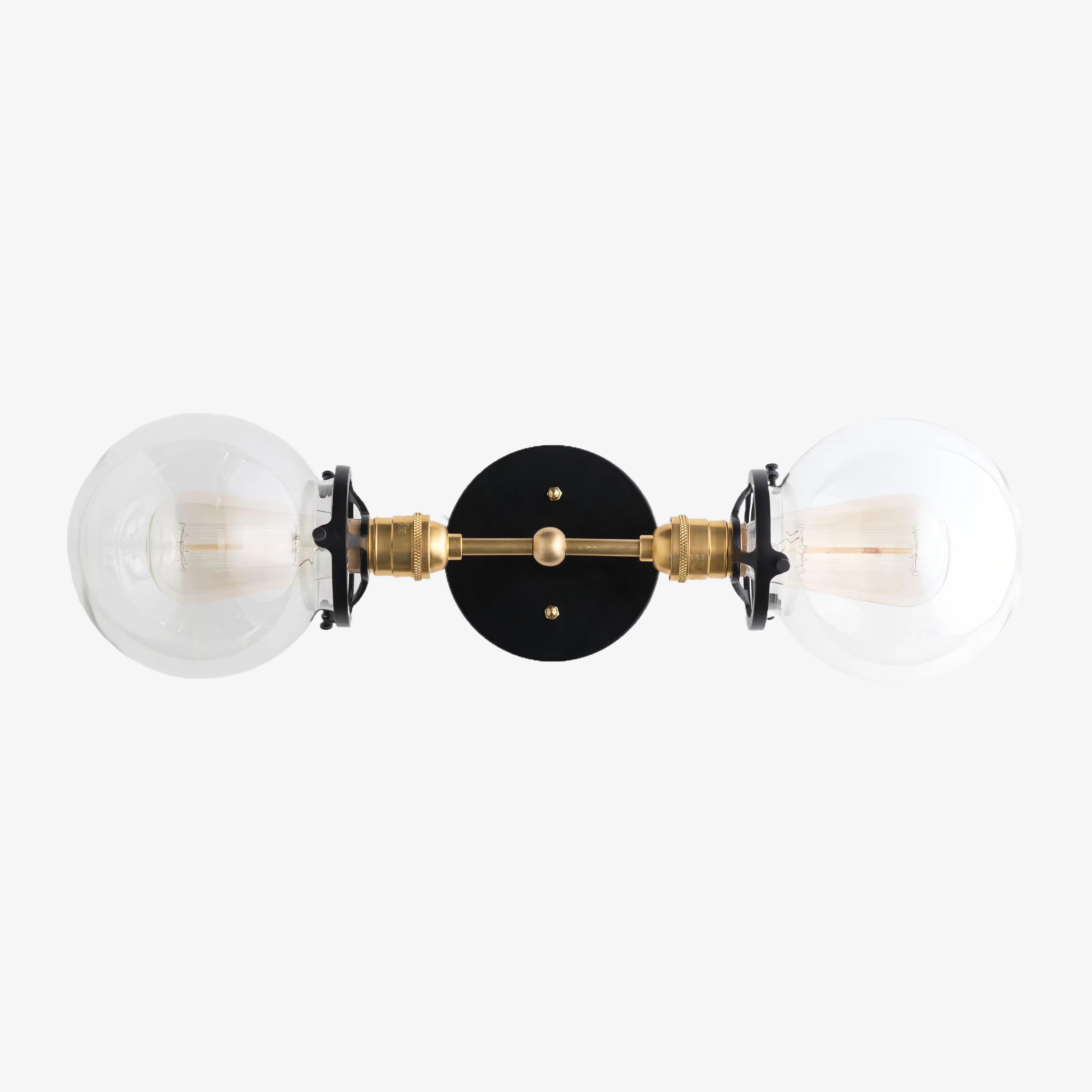 Lumio Globe Industriële Badkamerverlichting - Moderne Dubbele Bol Wandlamp HL1705