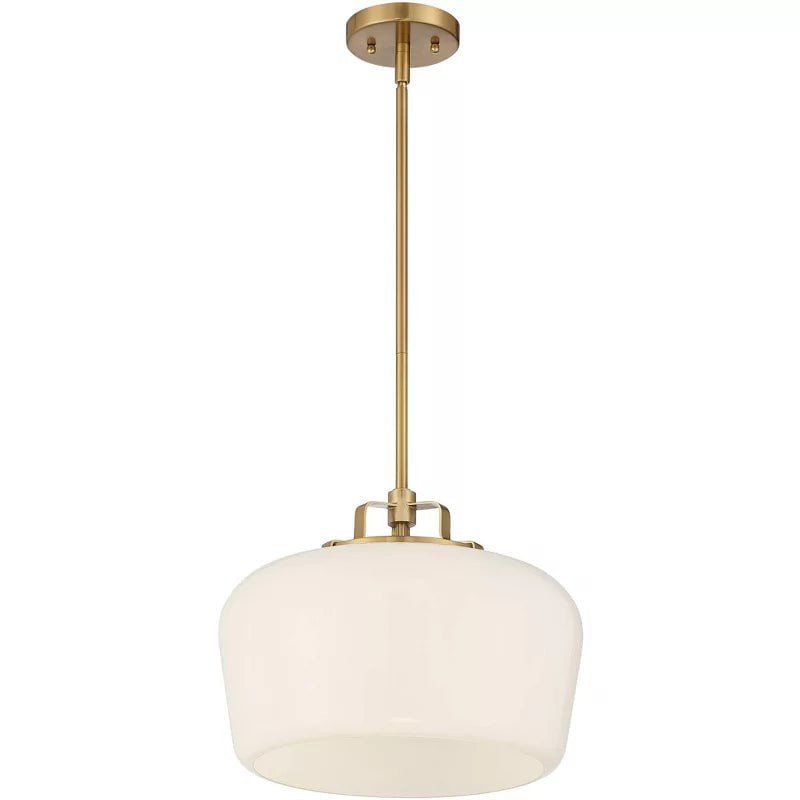Lirra Opaalglazen Hanglamp - Moderne Verstelbare Metalen Hanglamp voor Keuken en Eetkamer HL1961