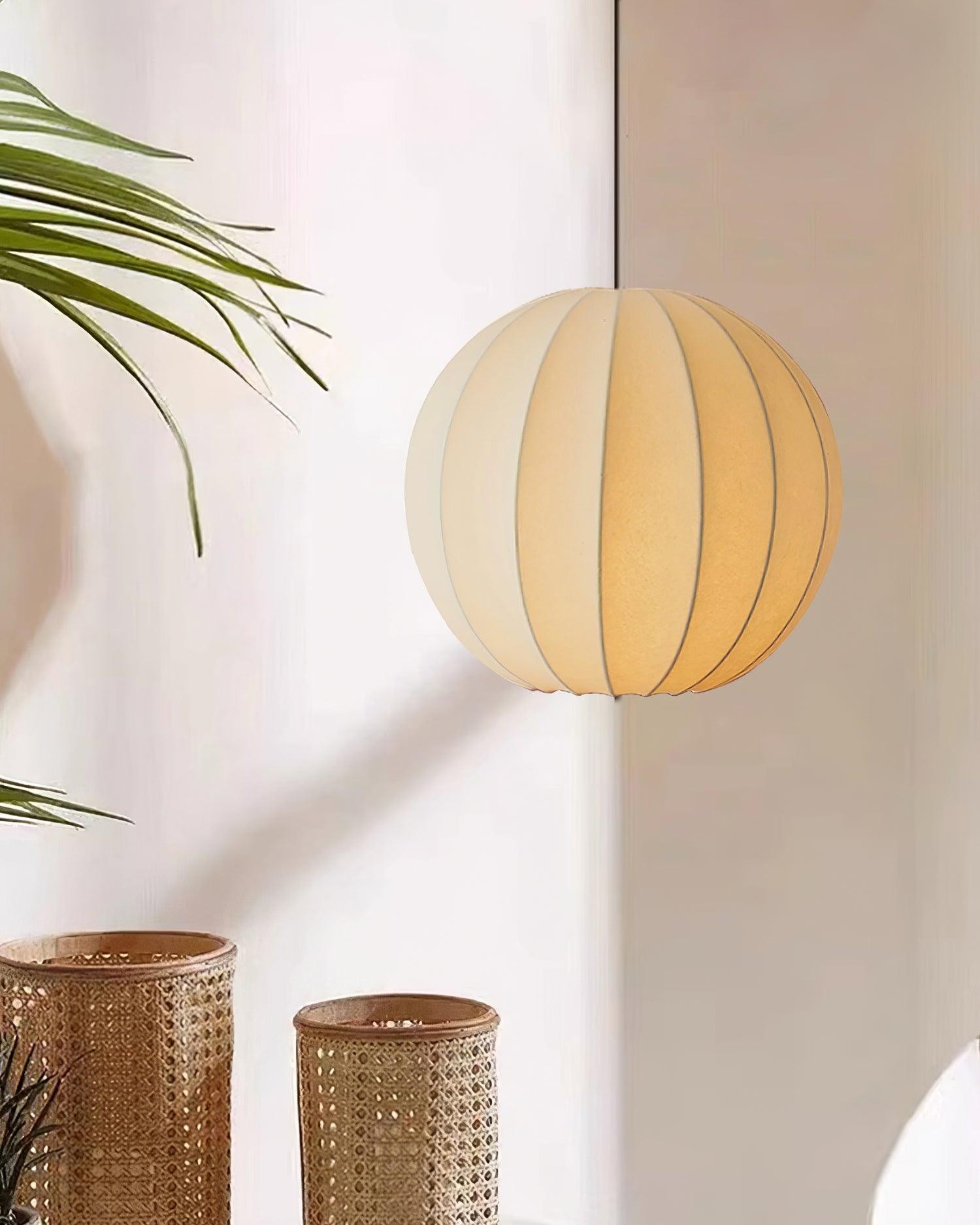 Creatieve Japanse minimalistische zijden hanglamp voor restaurant HL564