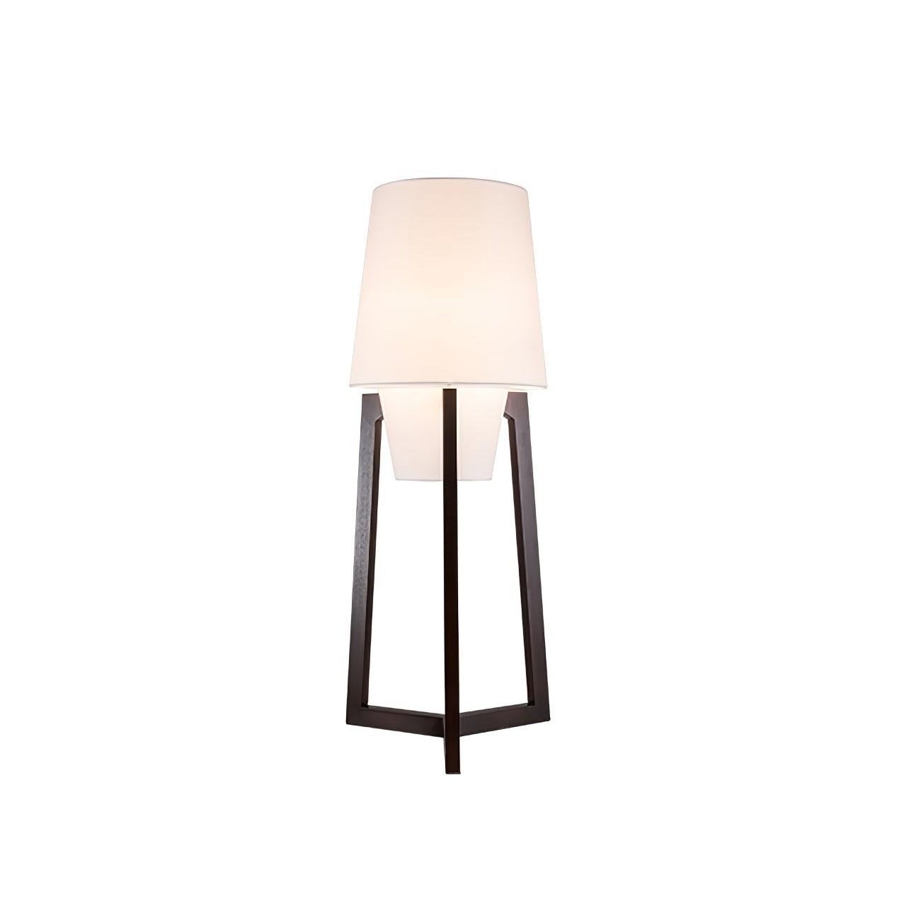 Moderne eenvoudige Chinese stijl massief houten vloerlamp HL569