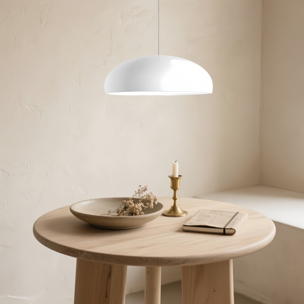 Hanglamp in de vorm van een metalen kom - Kleurrijke bollamp voor de slaapkamer HL1319