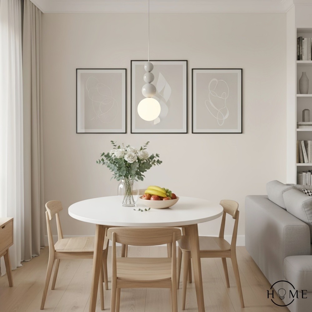 Nordic stijl bolvormige veelkleurige hanglamp HL933