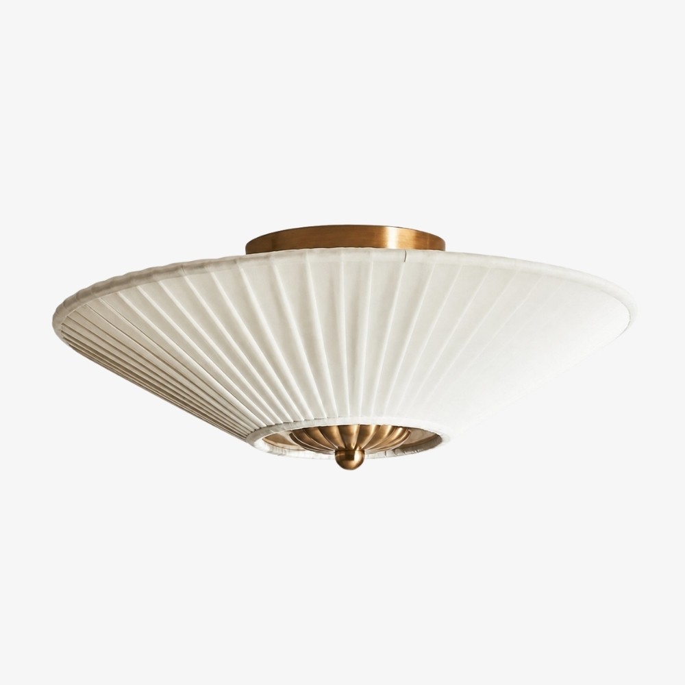 Elumina Silk Semi-Flush Mount - Moderne stoffen plafondlamp HL1391