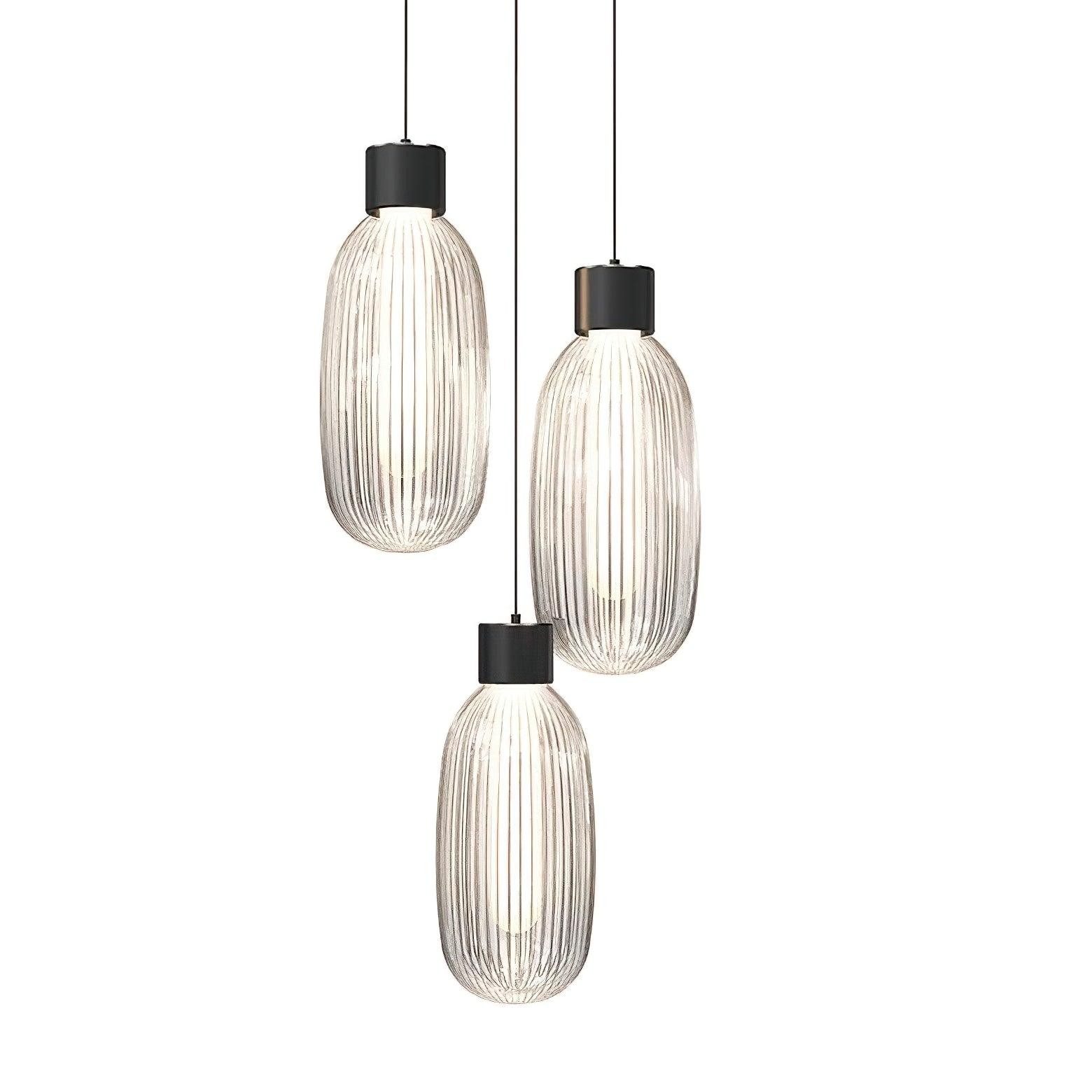 Nordic gestreepte lantaarn hanglamp HL521