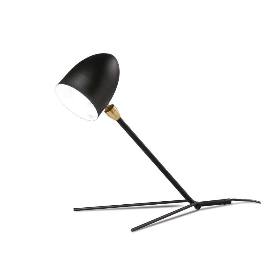 Driepoot Cocotte Metalen Tafellamp Zwart of Wit