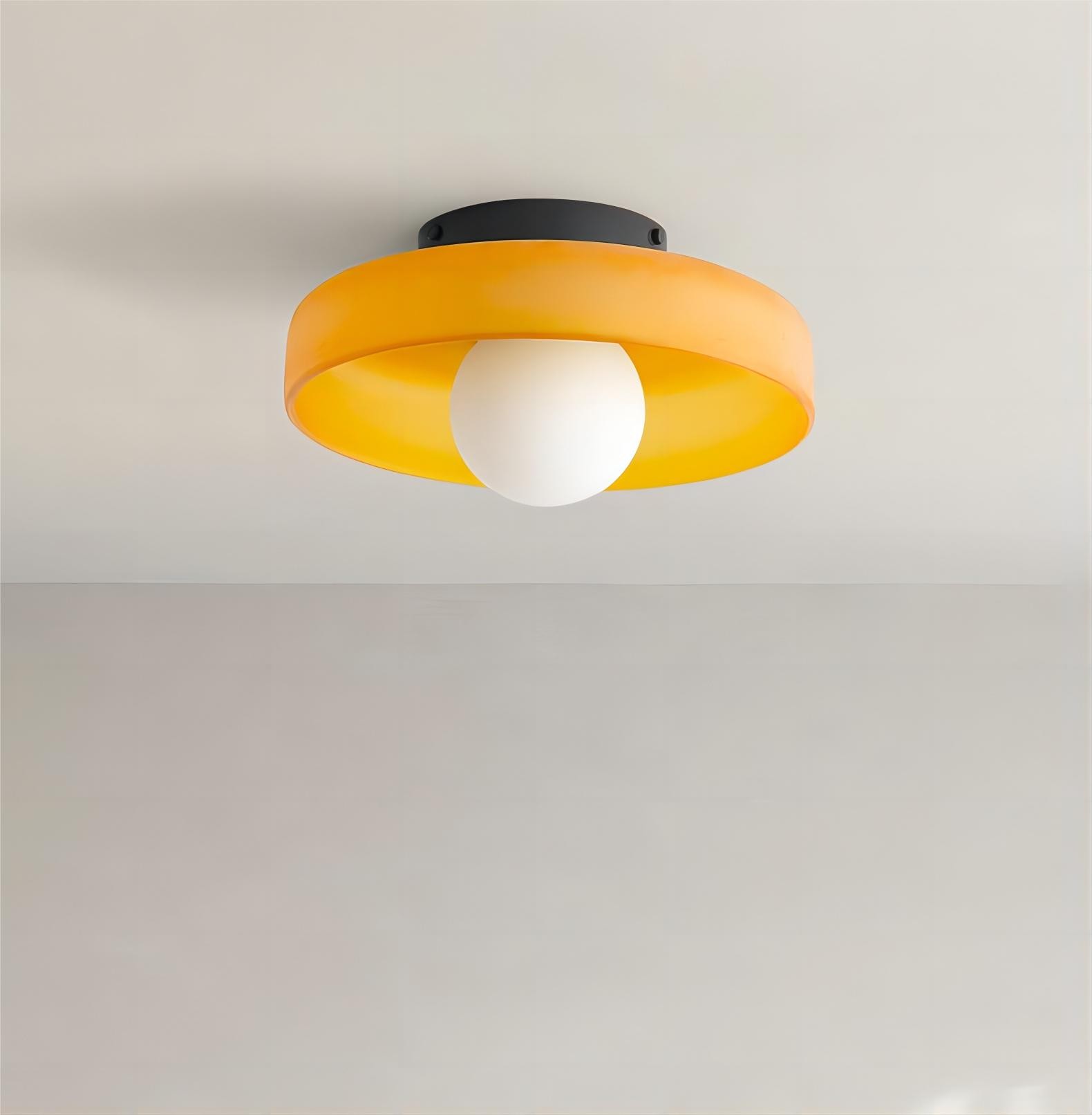 Morandi Glazen Schijf Orb Plafondlamp Wandlamp HL158