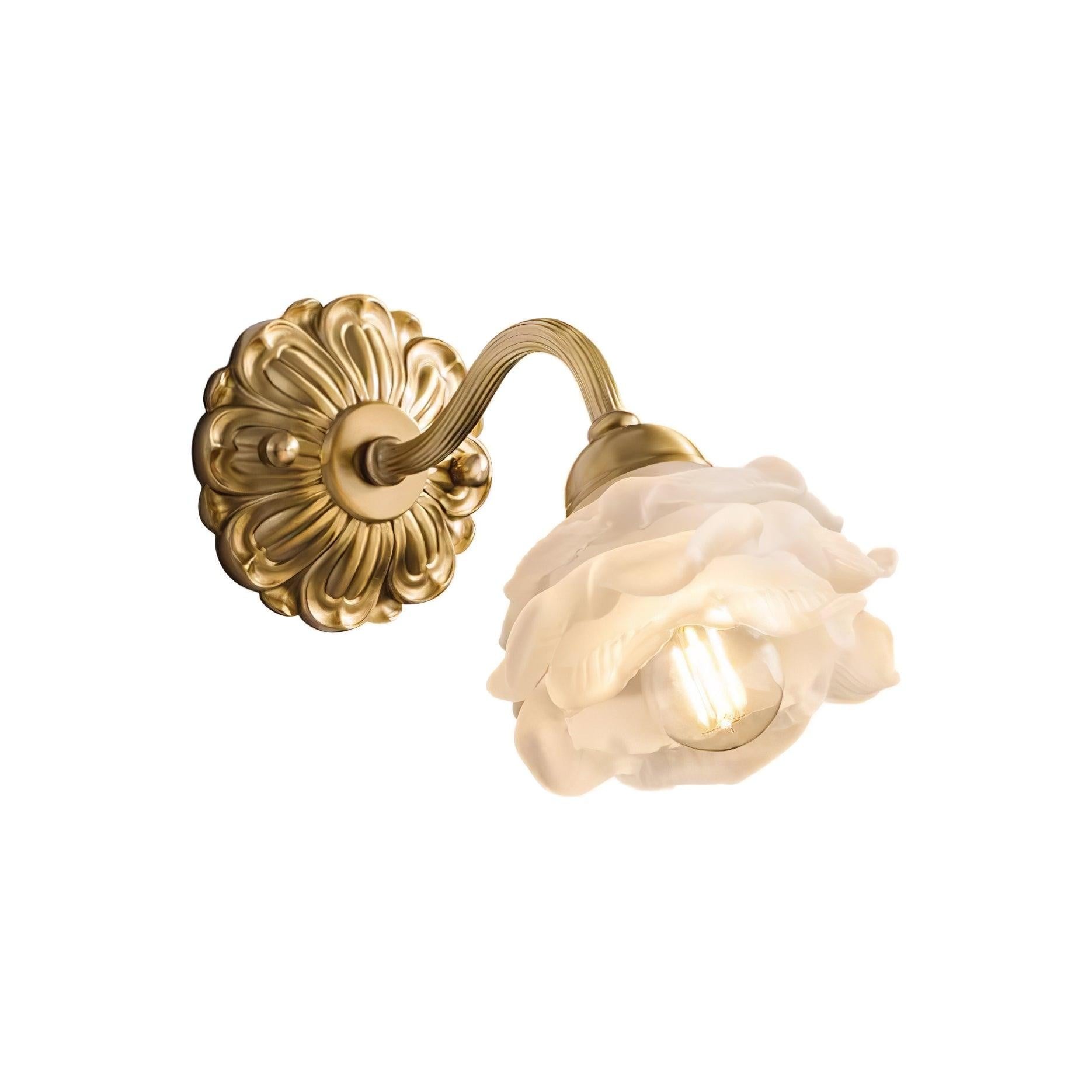 Messing Rozen Wandlamp HL394