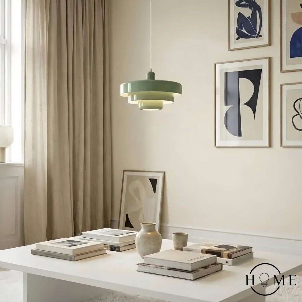 Macaron Disc Hanglamp - Scandinavische Meerlaagse Hanglamp van Metaal voor de Keuken HL179