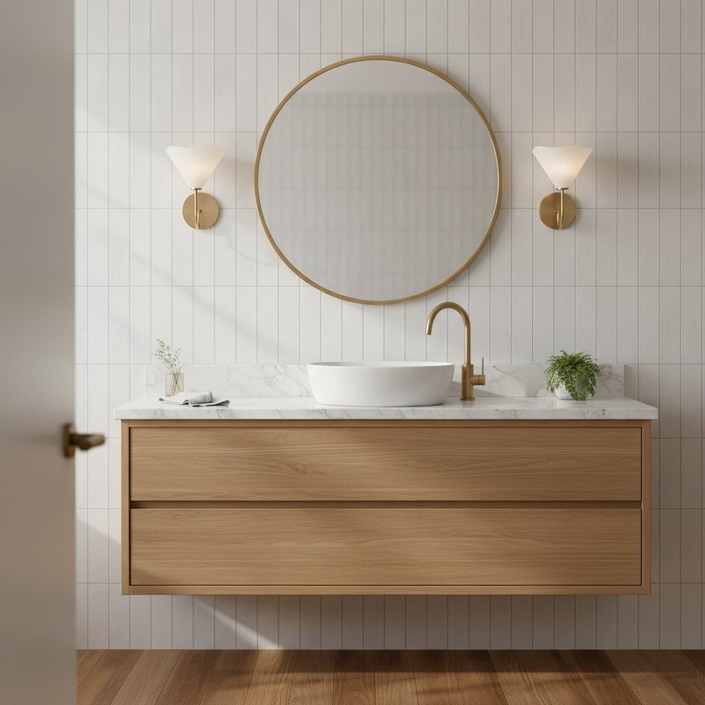 Kysara messing linnen wandlamp - Sculpturaal ontwerp met gebogen vormen, geschikt voor woonkamers, slaapkamers en badkamers