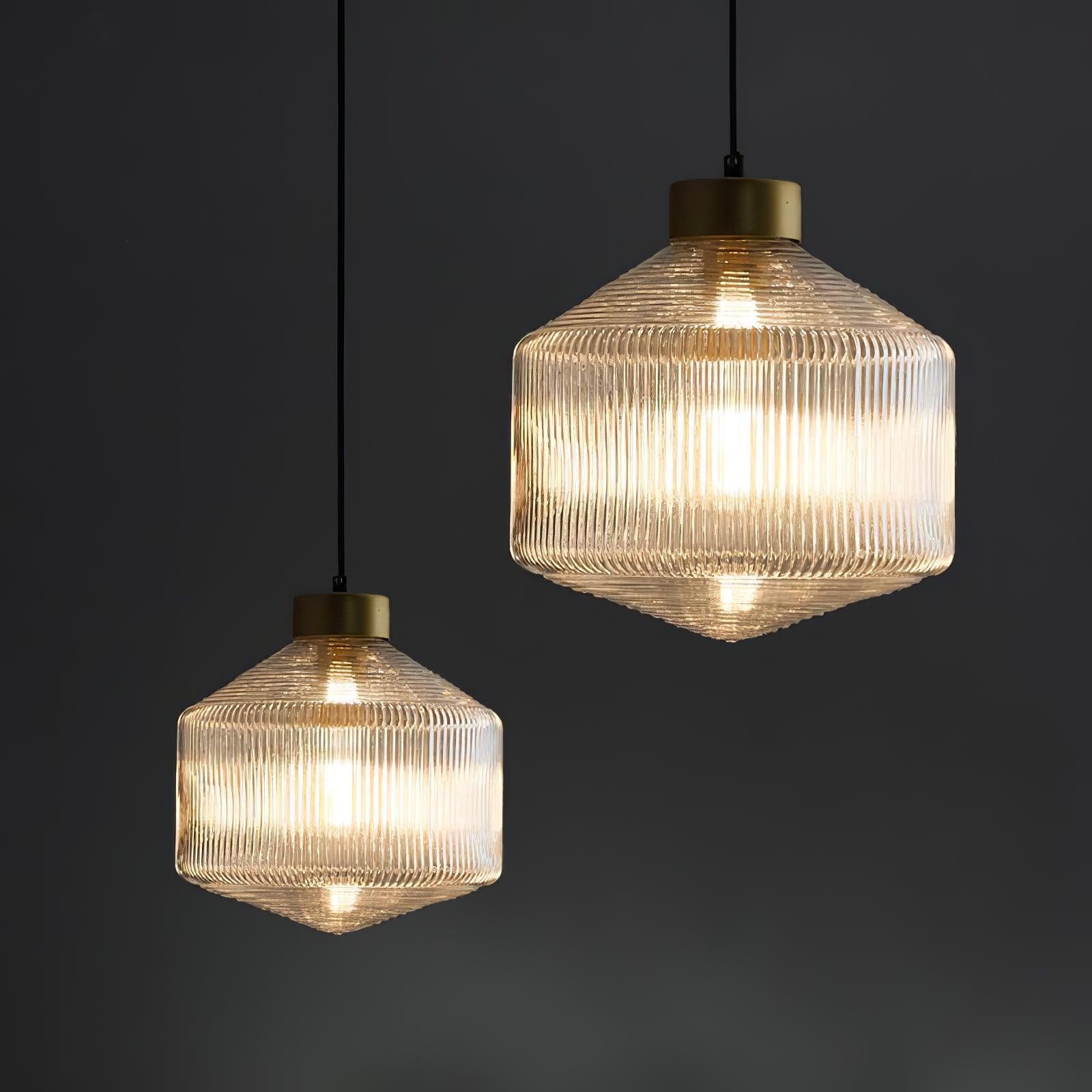 Gestreepte Spinning Top Hanglamp HL727