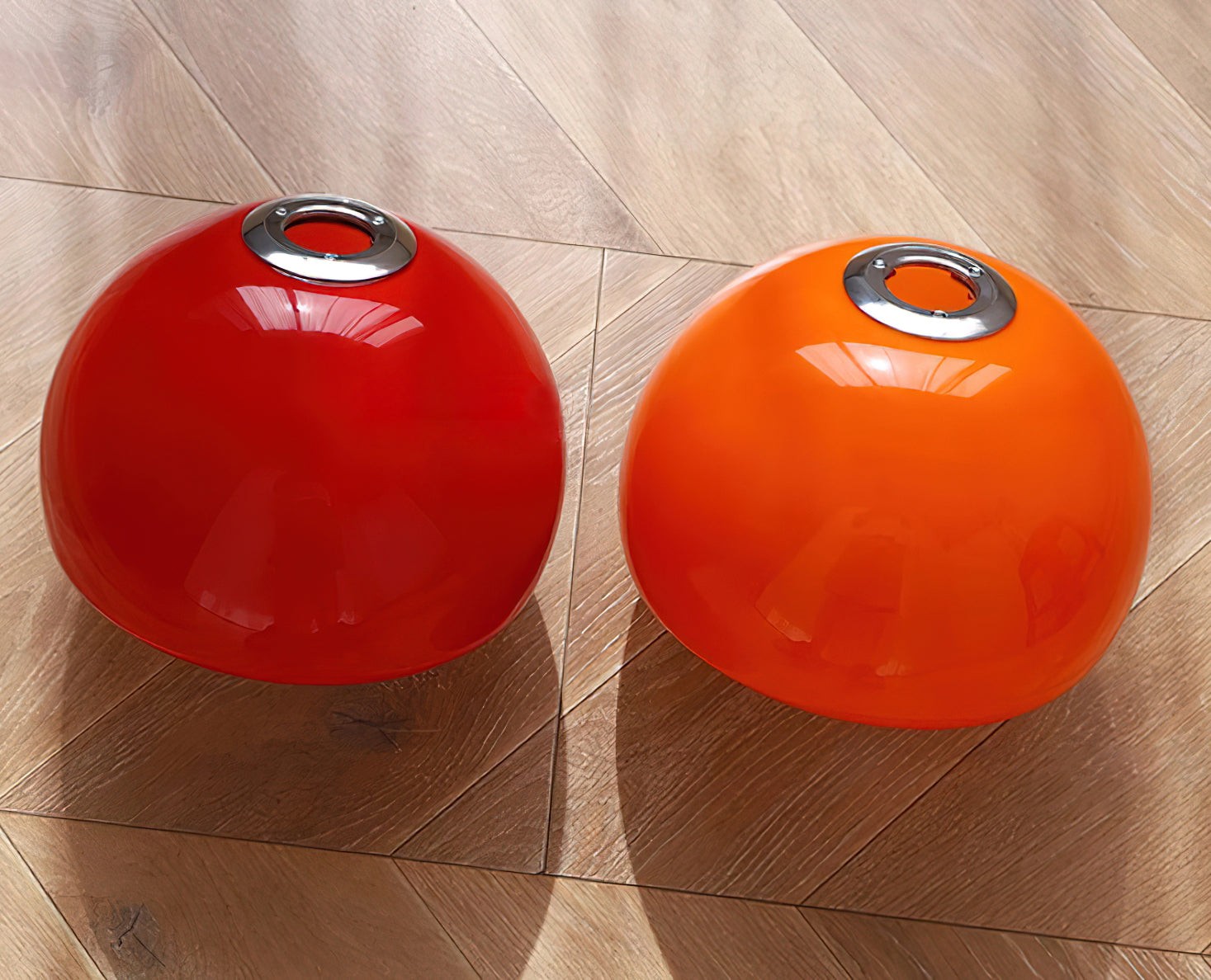 Creatieve glazen Persimmon hanglamp HL603