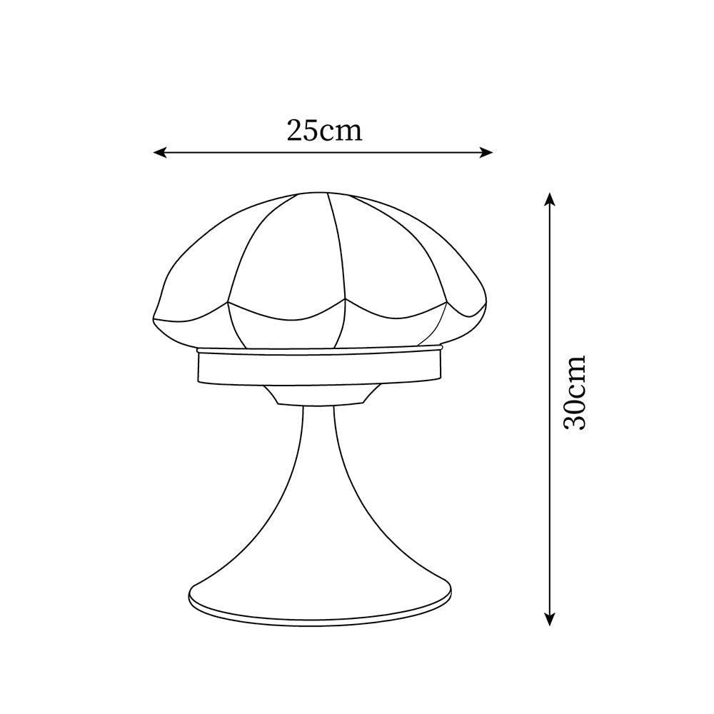Bauhaus Glazen Tafellamp Voor Slaapkamer HL468