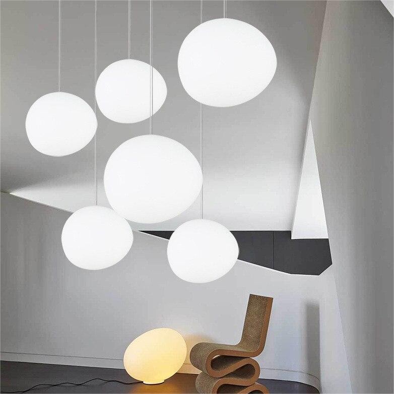 Art Deco Stonea Melkglazen Hanglamp