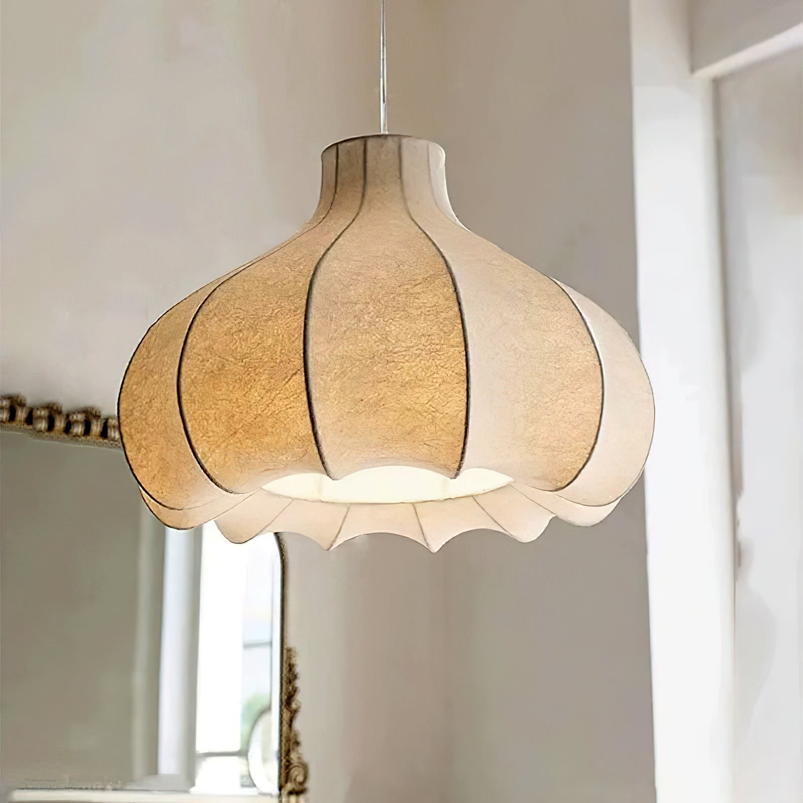 Uienbel Zijden Hanglamp HL681