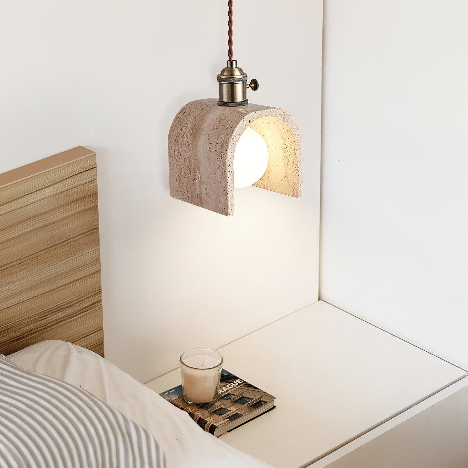 Alagusmo Minimalistische Travertin Hanglamp HL3445