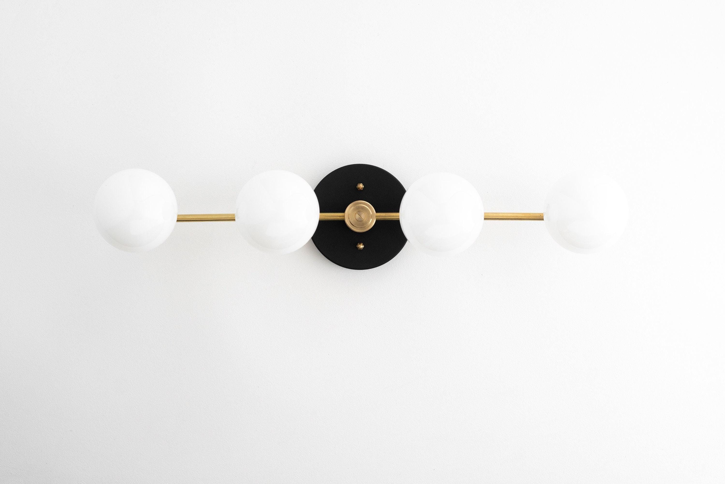Glorica Glazen Lange Badkamerlamp - Modern Minimalistisch Wandlampontwerp HL1685