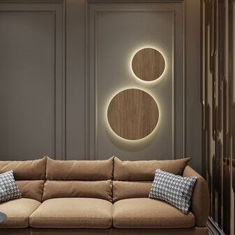 Design Puck Wall Art Wandlamp Rond